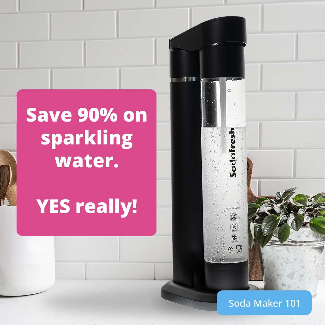 Save a lot with soda maker by create your own soda water at home