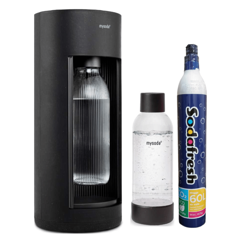 Glassy Set 1 black Sodafresh Soda Maker Sodafresh pilihan soda maker terbaik Indonesia selain Sodastream