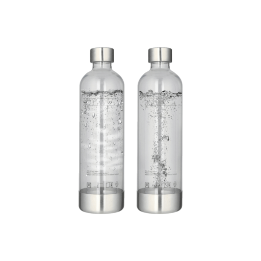 2 Britta PET Bottles (1000 ML, stainless steel)