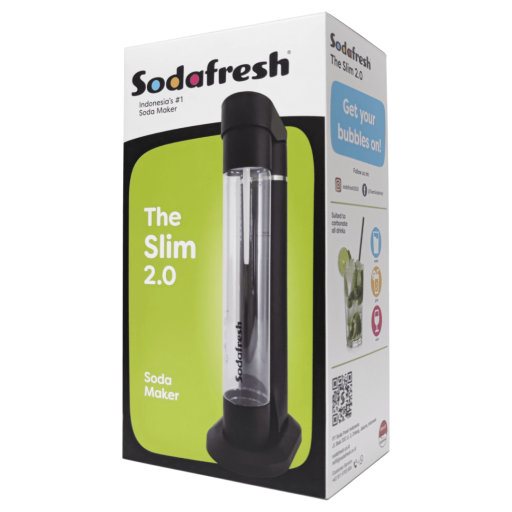 The Slim 2.0 Soda Maker (hitam) - Gambar 5