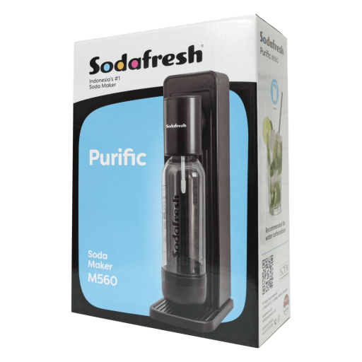 Purific Soda Maker (hitam) - Gambar 4