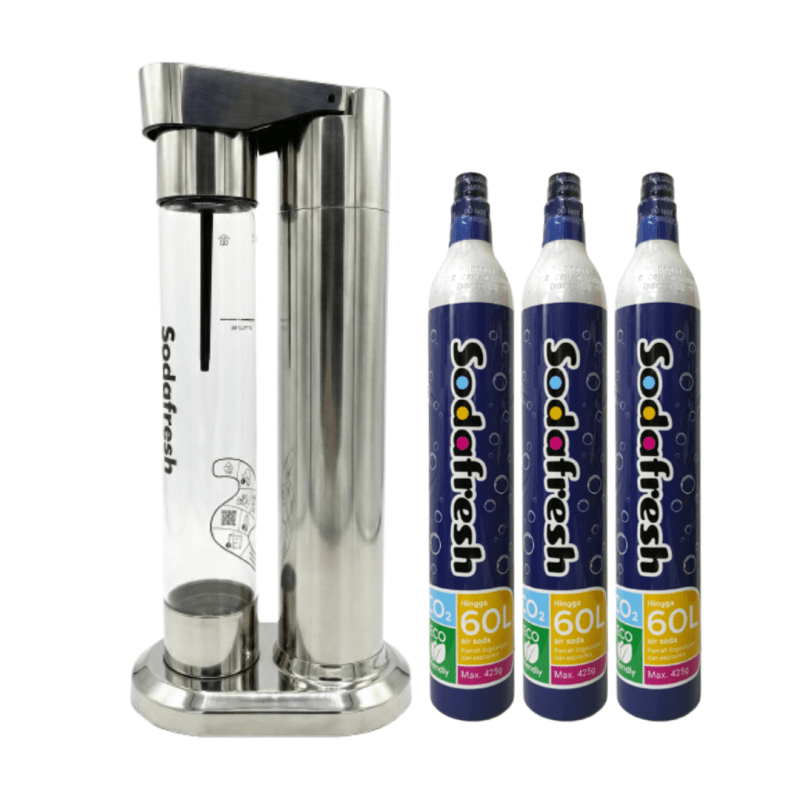 Sodafresh Soda Maker SLIM SS set 3